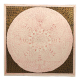 Joe D's 1970 Ink and Gold Pen Mandala Drawing