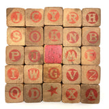 Sweet Old Bunch of Alphabet Blocks with Excellent Adaptations