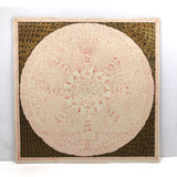 Joe D's 1970 Ink and Gold Pen Mandala Drawing