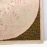 Joe D's 1970 Ink and Gold Pen Mandala Drawing