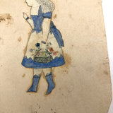 Graphite and Watercolor Schoolgirl Portrait: Cassie (I think!), c. 1873