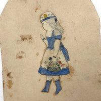 Graphite and Watercolor Schoolgirl Portrait: Cassie (I think!), c. 1873