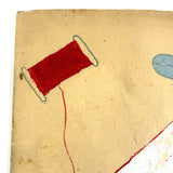 Micheline Blas French Sewing Lessons Notebook #2, With Hand-painted Cover and Alphabet Sampler