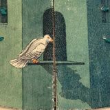 Birds of Prey, Scarce and Marvelous Riedel, Nuremberg Mechanical Valentine  c. 1830s