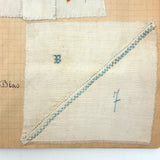Micheline Blas French Sewing Lessons Notebook #2, With Hand-painted Cover and Alphabet Sampler