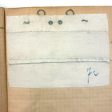 Micheline Blas French Sewing Lessons Notebook #2, With Hand-painted Cover and Alphabet Sampler