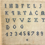 Micheline Blas French Sewing Lessons Notebook #2, With Hand-painted Cover and Alphabet Sampler