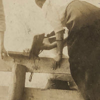 Jumping the Fence, Wonderful Antique Snapshot
