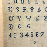 Micheline Blas French Sewing Lessons Notebook #2, With Hand-painted Cover and Alphabet Sampler