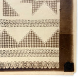SOLD Stunning Antique Paper Print Photograph of Very Intricate (Paper Pattern for?) Handmade Lace
