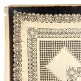 SOLD Stunning Antique Paper Print Photograph of Very Intricate (Paper Pattern for?) Handmade Lace