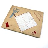 Micheline Blas French Sewing Lessons Notebook #2, With Hand-painted Cover and Alphabet Sampler