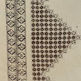SOLD Stunning Antique Paper Print Photograph of Very Intricate (Paper Pattern for?) Handmade Lace