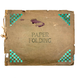 Paper Folding, Early 20th Century Froebel Kindergarten Folio