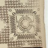 SOLD Stunning Antique Paper Print Photograph of Very Intricate (Paper Pattern for?) Handmade Lace
