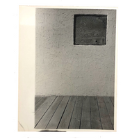 1967 Minimalist 8 x 10 Photo of Wall with Square Cutout by Bill Anderson, NYC