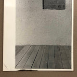 1967 Minimalist 8 x 10 Photo of Wall with Square Cutout by Bill Anderson, NYC