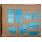 Paper Folding, Early 20th Century Froebel Kindergarten Folio