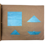 Paper Folding, Early 20th Century Froebel Kindergarten Folio