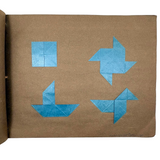 Paper Folding, Early 20th Century Froebel Kindergarten Folio