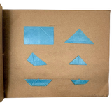 Paper Folding, Early 20th Century Froebel Kindergarten Folio