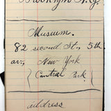 Portrait of the Artist as a Young Man, Nick Steagner's Tender 1900 Notebook/Sketchpad, Wayne County, PA