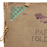 Paper Folding, Early 20th Century Froebel Kindergarten Folio