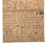 Secret Language, Excellent Very Full Page of Kid Written Letters