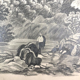 Lucy Jones' Mid 19th C. Sketchbooks (2) Filled with Graphite Drawings