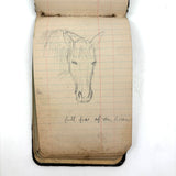 Portrait of the Artist as a Young Man, Nick Steagner's Tender 1900 Notebook/Sketchpad, Wayne County, PA