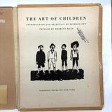 The Art of Children, Richard Ott, with Folio of 16 Loose Color Plates