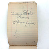 Portrait of the Artist as a Young Man, Nick Steagner's Tender 1900 Notebook/Sketchpad, Wayne County, PA