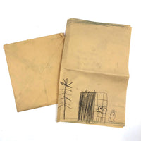 To Mother: Early 1930s Child Drawing / Play and Picnic in the Ravine Invitation