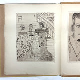 The Art of Children, Richard Ott, with Folio of 16 Loose Color Plates