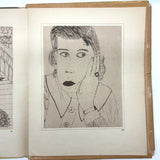 The Art of Children, Richard Ott, with Folio of 16 Loose Color Plates