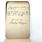 Portrait of the Artist as a Young Man, Nick Steagner's Tender 1900 Notebook/Sketchpad, Wayne County, PA