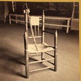 Carver's Chair and Standish's Sword, Pristine Early Kilburn Bros. Stereoview