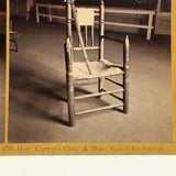 Carver's Chair and Standish's Sword, Pristine Early Kilburn Bros. Stereoview