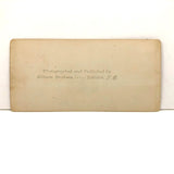 Carver's Chair and Standish's Sword, Pristine Early Kilburn Bros. Stereoview