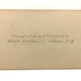 Carver's Chair and Standish's Sword, Pristine Early Kilburn Bros. Stereoview