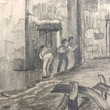 Lucy Jones' Mid 19th C. Sketchbooks (2) Filled with Graphite Drawings