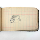Portrait of the Artist as a Young Man, Nick Steagner's Tender 1900 Notebook/Sketchpad, Wayne County, PA