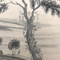 Lucy Jones' Mid 19th C. Sketchbooks (2) Filled with Graphite Drawings