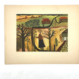 The Art of Children, Richard Ott, with Folio of 16 Loose Color Plates