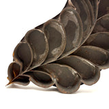 Striking and Uncommon Antique Soldered Tin Leaf Cutter (Presumed for Making Glass Domed Wax Flowers)