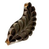 Striking and Uncommon Antique Soldered Tin Leaf Cutter (Presumed for Making Glass Domed Wax Flowers)