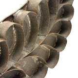 Striking and Uncommon Antique Soldered Tin Leaf Cutter (Presumed for Making Glass Domed Wax Flowers)