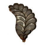 Striking and Uncommon Antique Soldered Tin Leaf Cutter (Presumed for Making Glass Domed Wax Flowers)