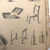 Lucy Jones' Mid 19th C. Sketchbooks (2) Filled with Graphite Drawings