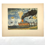 The Art of Children, Richard Ott, with Folio of 16 Loose Color Plates